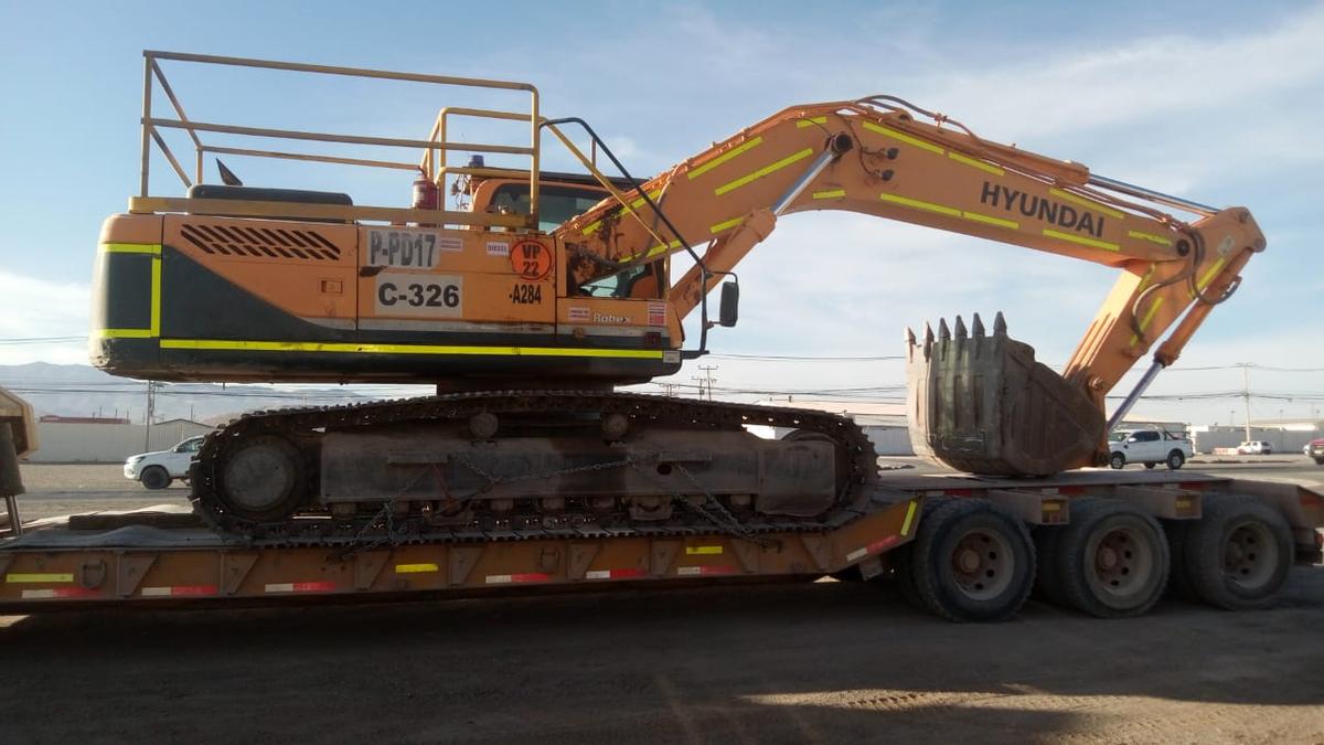 Arriendo excavadora Hyundai Calama — SyC Maquinarias