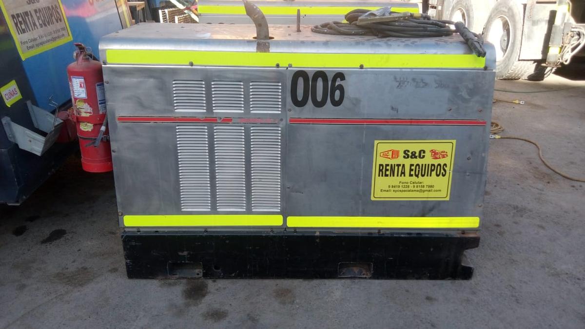 Arriendo motosoldadora Lincoln Calama — SyC Maquinarias